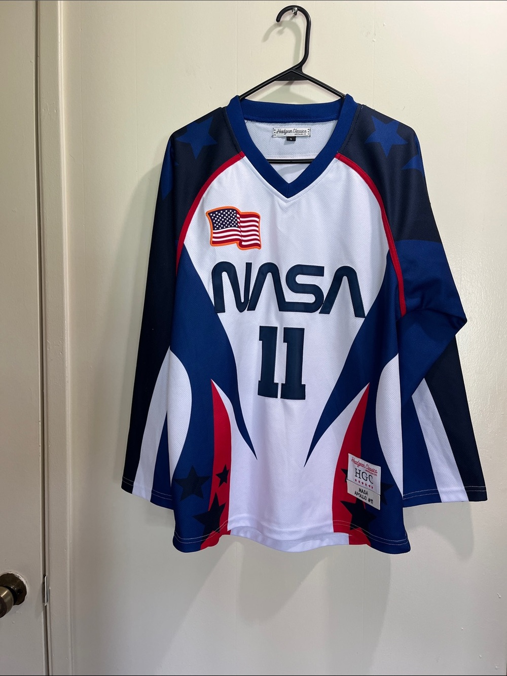 Headgear Classic NASA Space Apollo #11 Hockey Jersey (S)